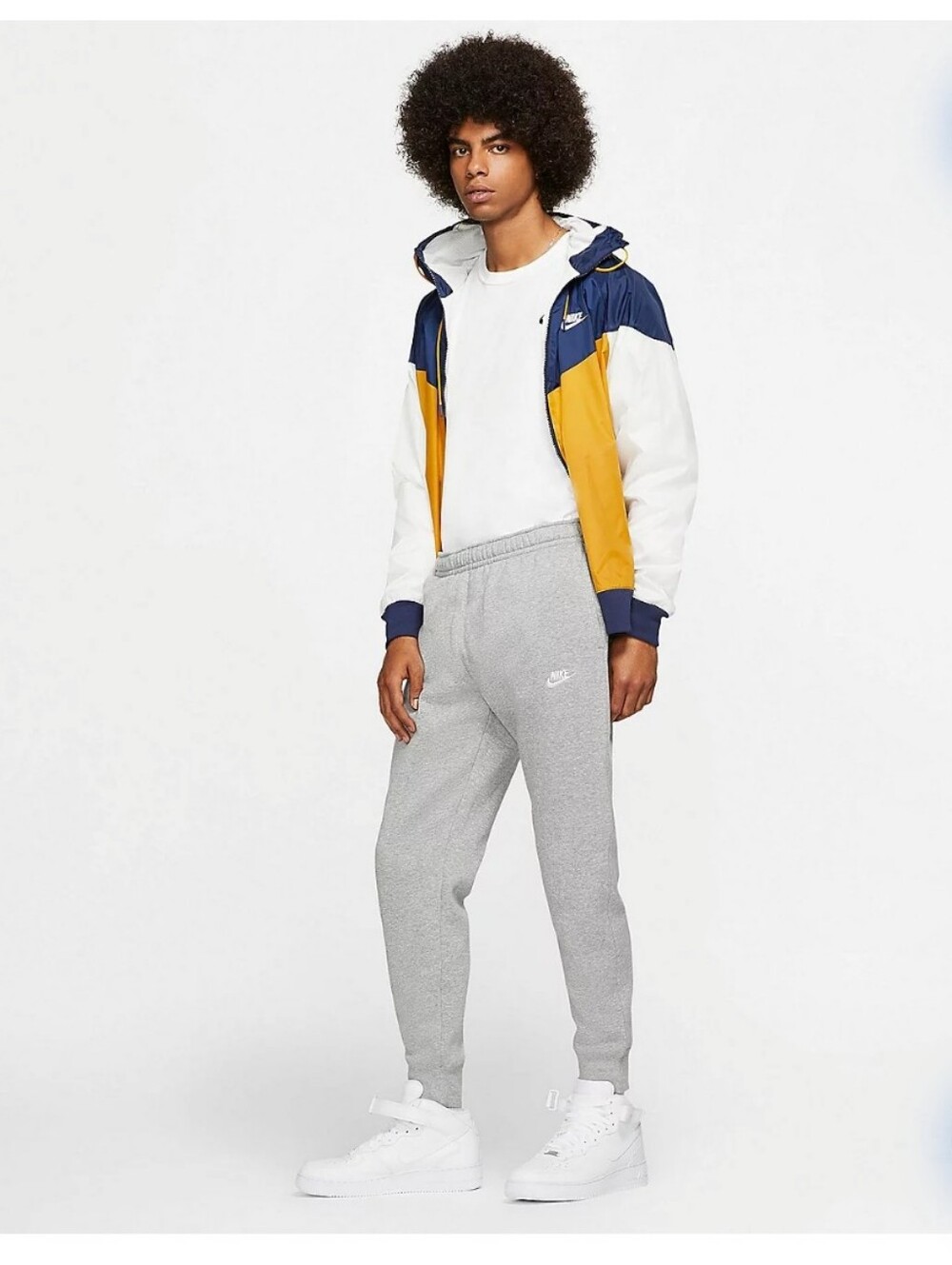 Nike Grey Heather Fleece Joggers Size L